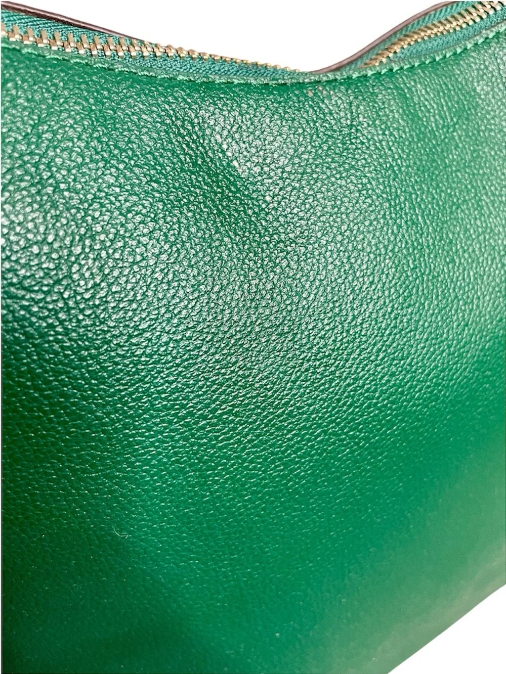 Kate Spade Kelly Green Pebbled Leather Shoulder Bag